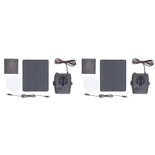 2X Portable Solar Panel Heater 12V 20W - Outdoor Camping, Car, and Pet Warmer, Efficient Heating
