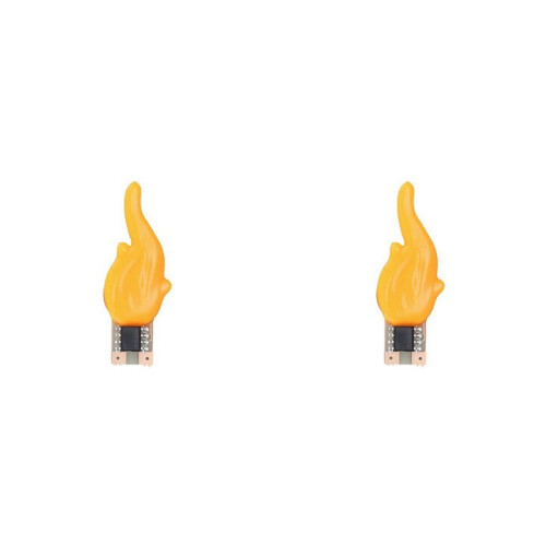 LED Flash Candle Flame Light 1800K Warm White Birthday Camping Light Bulb LED Decorative Light Accessorie 2Pcs