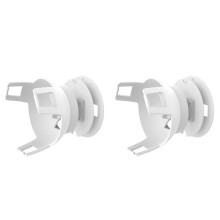 2X Lautsprecherhalterung für die Wandmontage für Echo , Halterung für Soundboxen im Innenbereich mit Integriertem Kabelmanagement, Wohnaccessoire,