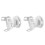 2X Wall Mount Speaker Holder for Echo ,Indoor Sound Box Bracket Built-in Cable Management,White 1