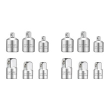 Stecknuss-Adapter, 12-Teiliges Adapter-Set, Stecknuss-Adapter-Set, Adapter-Set für Ratschen, Steckschlüssel, Nuss-Ratschen