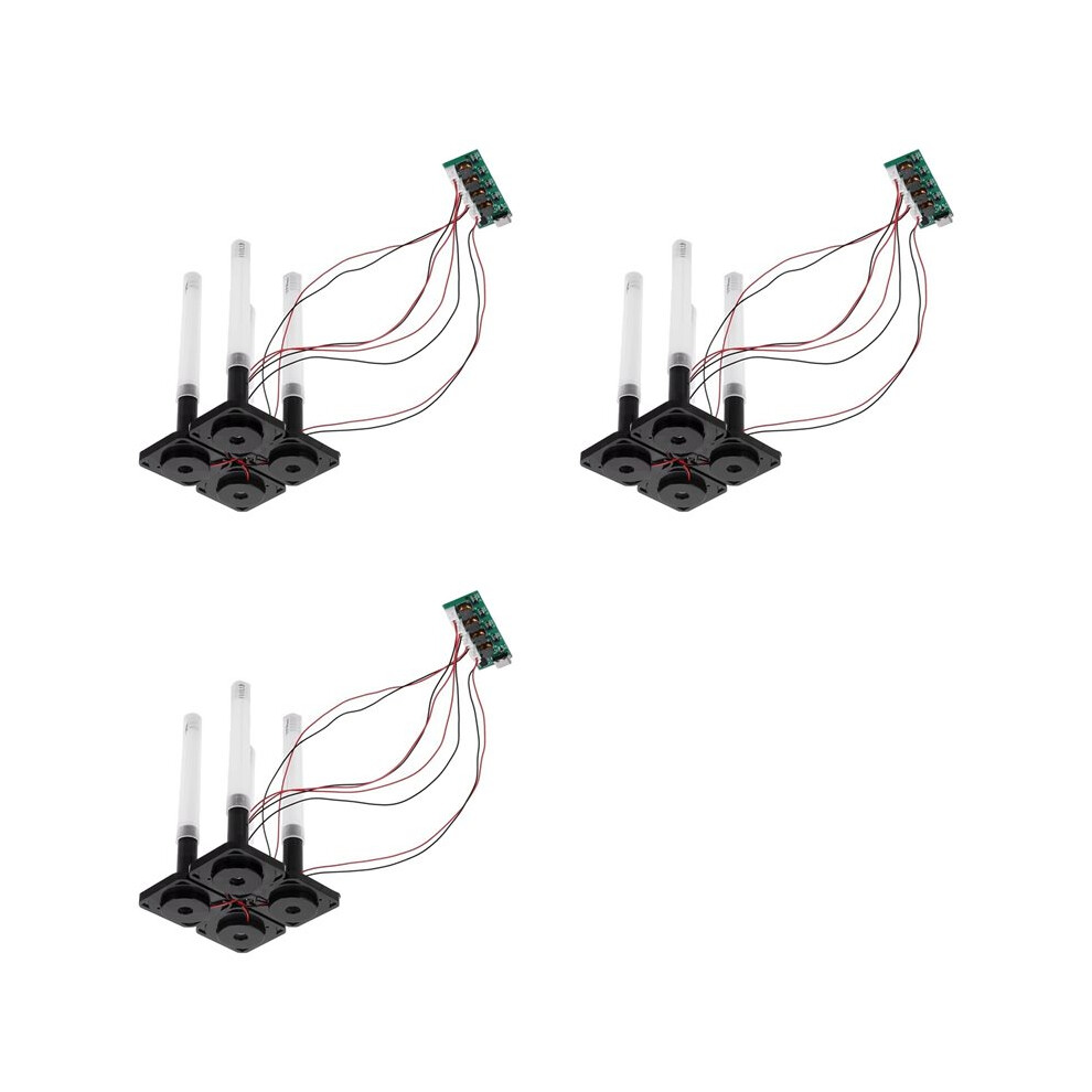 3X Four-Spray Humidifier Module Diy Atomizer Control Board Driver Circuit Board 1 To 4 Plant Watering Large Fog Volume 6032898156266