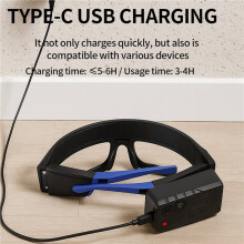 2X XTE Multifunction Glasses Lamp Ultra Light Wave Sensor Control Rechargeable Headlamp for Cycling Fishing Repair