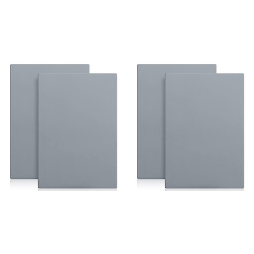 4 Sheets Rubber Stamp Sheets for Laser Engraving Machine, A4 Rubber Stamp Sheets for Laser Cutter Soft Rubber Sheets A
