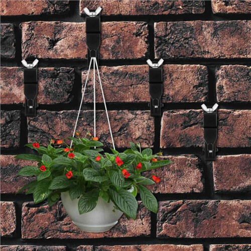 Mount  Brick Without Drilling, 16PCS Adjustable Brick Hangers No Drill Outdoor, Wall Hanging Hooks Brick Hanger 2