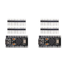 2X Atmega32U4 Type-C  USB Pro Micro-voor  Atmega32U4 3,3V/16Mhz Module met 2 Rij Pin Header voor Leonardo