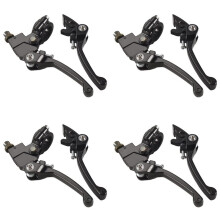 8x Clutch Brake Lever for 22mm 7/8 Inch Handlebar 110Cc 125Cc 140Cc TTR 125Cc Apollo 125 Pit Dirt Bike Motorcycle ,Black