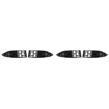 4x Auto Voorkant Lagere Bumper Grill Grille Molding Cover voor  CX5 CX-5 2022+ Voorkant Bodem Midden Netto Decoratie een