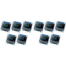 0.96 Inch 10PCS OLED I2C Display Module for Raspberry PI 128x64 Pixel IIC Serial Self-Luminous Display Module