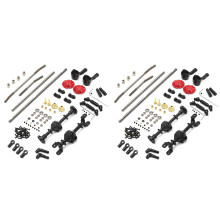 2X för WPL C14 C24 C34 C44 C54 B14 B24 Metall Framaxel och Drivaxelsats 1/16 RC Biluppgraderingsdelar Tillbehör