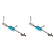 2X Metal Lock Opening Tool Easy to Use Lockpicks Hand Tool Wrench Open Civil Lock Picking Tools Civil Lock Opener