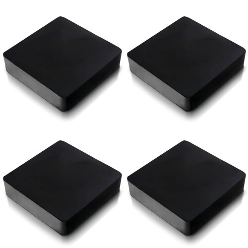 4X Bloco de Banco de Borracha para Fabricação de Joias - Bloco de Borracha Sólida de 4 Polegadas X Polegadas Bloco de Banco de Joalheiro para