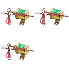 3X Universele 12v Lage Druk Gasdieselpomp Inline Elektrische Brandstofpomp voor Gasdieselmotor 2,5-4 Psi HEP-02A Goud