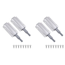 4X Single Push Latches Push to Open Door Catches Push to Close Magnetic Touch Opener for Draw Kitchen Cabinet
