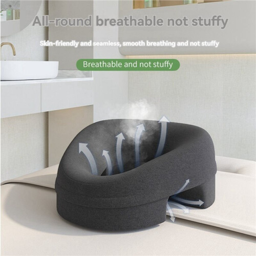 2X Memory Foam Breathable -Pillow Ergonomics Lying Down Pillow Rest Support Pillow Body Massage Face Rest Pillow B 2