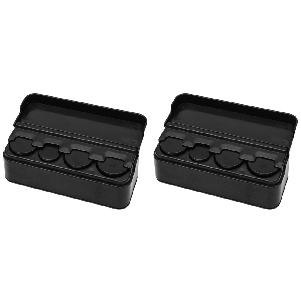 2X Coin Holder For Car Change Universal Storage Coin Money Dispenser Compatible With Most Car Trucks Accessories 4711816902919