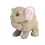 Elefante de pelúcia eletrônico interativo, presente animado, que anda, ideal para aniversários de crianças pequenas, marrom, 23 cm (9 polegadas) 1
