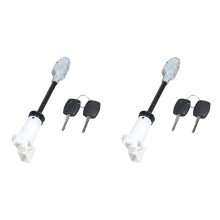 2X Long Type Rod Bonnet Release Lock Repair Kit 4 Keys Set for Focus MK2 2004-2012 1343577 4M5AA16B970BA