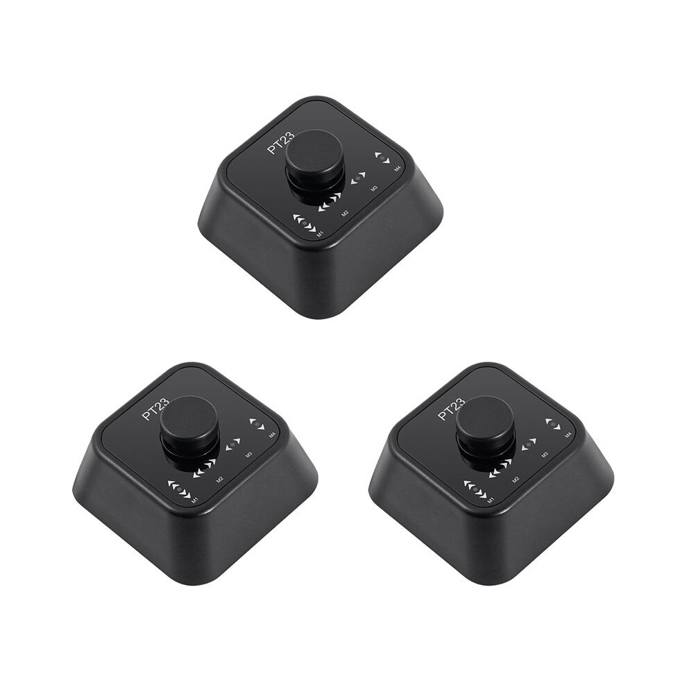 3X Wireless Page Turner Pedal Rechargeable Wireless Foot For Tablet Smartphone Electronic Music Scores Black 4713532414370