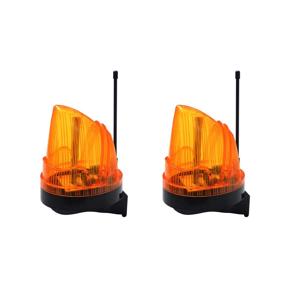 2X 12V-220V Led Alarm Strobe Flashing Emergency Warning Lamp Wall Mount For Automatic Gate Opener Light 6031170368571