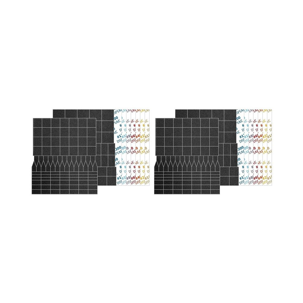 28-Piece Sandpaper Pre-Cut Mesh (2016 Pieces) For Es-A Reciprocating Sander Flat And Round Sanding Heads 6033723305705