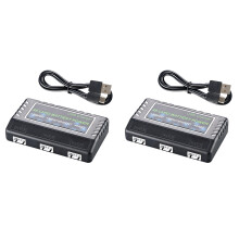 2X 11.1V LI-Po Battery Charger USB Cable Balanced Charger Case for 3S Batteris Lithium Battery Pack LI-Polymer Battery