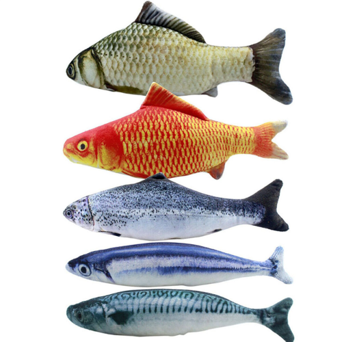 10 τεμάχια παιχνίδια Catnip Fish για γάτα 20cm παιχνίδια γάτας Μαξιλάρι ψαριού γάτας 1