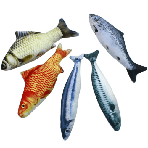 10 τεμάχια παιχνίδια Catnip Fish για γάτα 20cm παιχνίδια γάτας Μαξιλάρι ψαριού γάτας 2