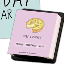 3X Punny Daily Desk Calendar Page A Day, Dad Joke Calendar with Tear Off Pages and Daily Puns