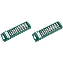 20 Pieces of 1/4Inch External Socket with Long Hexagonal Socket and Combined Ratchet Wrench Tool