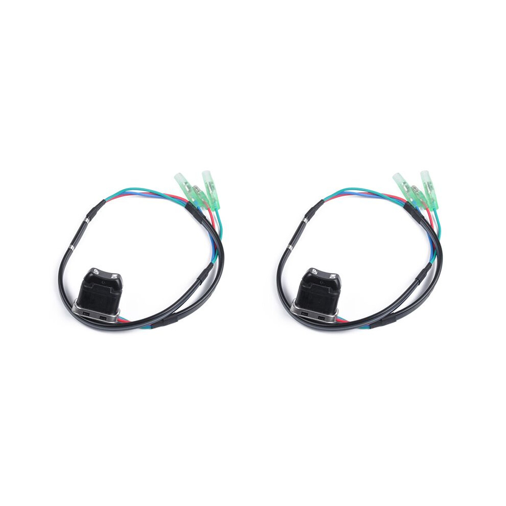 2X Outboard Remote Controller For 4 Stroke Motor Trim Tilt 703-82563-01-00 Push Button Marine Accessories 6033009970948