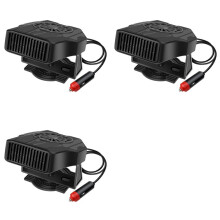 3X Car Heater Defroster Portable Car Windshield Heater 12V 150W Windshield Defogger Defroster Heater for Winter
