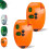 90 Red Light Level, Self-Leveling Parallel Lines, Horizontal & Vertical, Portable for Construction (Orange, 1 Pc) 1