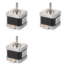 3X 3D-Drucker Nema 42 Schrittmotor 17HS4401 38 mm Achse 5 mm für 3D-Drucker DIY Graviermaschinenmotor