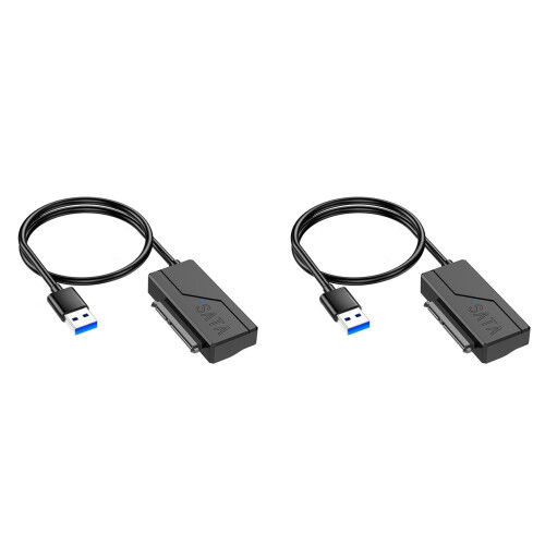 2X Cabo USB 3.0 para  Cabo Adaptador  III para Usb 3.0 Suporte para Disco Rígido Externo HDD SSD de 3,5 2,5 Polegadas Até 6 Gbps