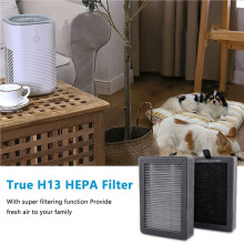 -H128 Vervangingsfilter Compatibel met LEVOIT -H128 Luchtreiniger, -H128 H13 True HEPA Vervangingsfilter 8 Stuks