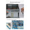 2X Desktop Computer  Button with Dual USB  and Audio PC External Start Button 165cm Cable 8