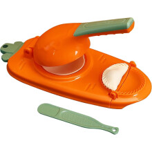 Tie-Dye Maker, 2 in 1 Dough Press Set, Multifunctional Manual Dough Maker, Baking Tools for Kitchen (Orange)