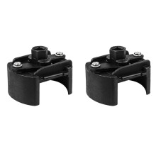 2X Universal Adjustable Two- Oil Filter Wrench Filter 60-80mm Filter Wrenches Remover Steel Fuel Cast Two-Claw
