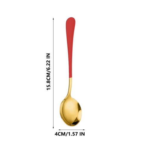 Stainless Steel Long Handle Spoon 1 Piece 2