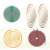 2pcs 10cm/3.94inch Polarization  Disk MWO Optical Disk Multi-Wave Oscillator Antenna Ornaments 7