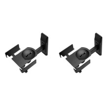2 Support Mural pour Haut-Parleur, Angle Réglable, pour Suspension Murale, Étagère HiFi, Boîte A