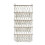 Muuropknoping Organisator Knuffeldier Speelgoed Net Hangmat Kwekerij Knuffelopslag Boho Macrame, Wit 1