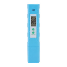 Hellblauer tragbarer pH-Meter, 0,00-14,00 pH, 0,01 pH Genauigkeit
