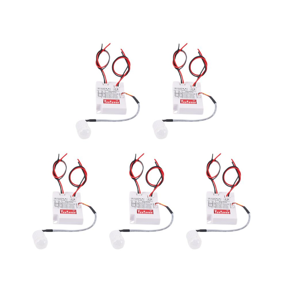 5X 12V 24V Pir Motion Sensor Ir Infrared Human Induction Delay Relay Corridor Led Light Timer 6031820777661