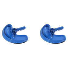 2X Vacuum Brush Cleaner Pool Suction Brush Cleaner Flexible Swimming Pool Cleaning Tool Curved Brush