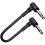Guitar Patch Cable Guitar Effect Pedal Cables,Black 12 Pack 30cm 10
