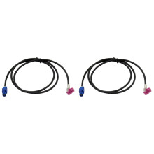 2X for  B8  MQB MIB STD2 ZR NAV Discover Pro Radio Screen Cable Wire Harness 100CM