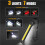 2X Multifunctional Work Light, Rechargeable Foldable Strong Emergency Light, Inspection Light, for Car Maintenance 1
