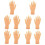 20X Tiny Hands Finger  Finger Puppet  Finger Hands Miniature Small Hands Toy 2